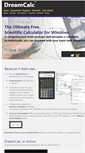 Mobile Screenshot of dreamcalc.com